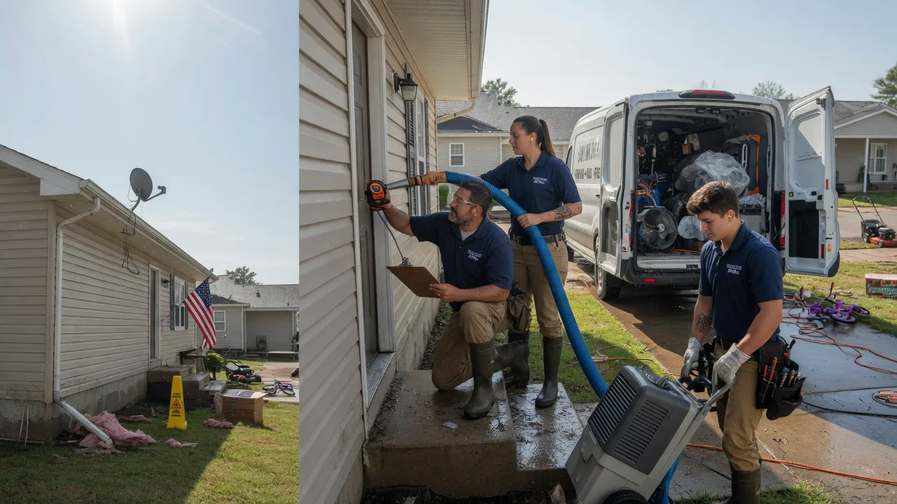 Ceiling Water Damage Restoration in Hooker, OK near me